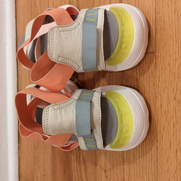 Sorel Explorer Blitz Multi-strap Sandals - Paradiso Peach/Peach Blossom 10.5 - Picture 5 of 17